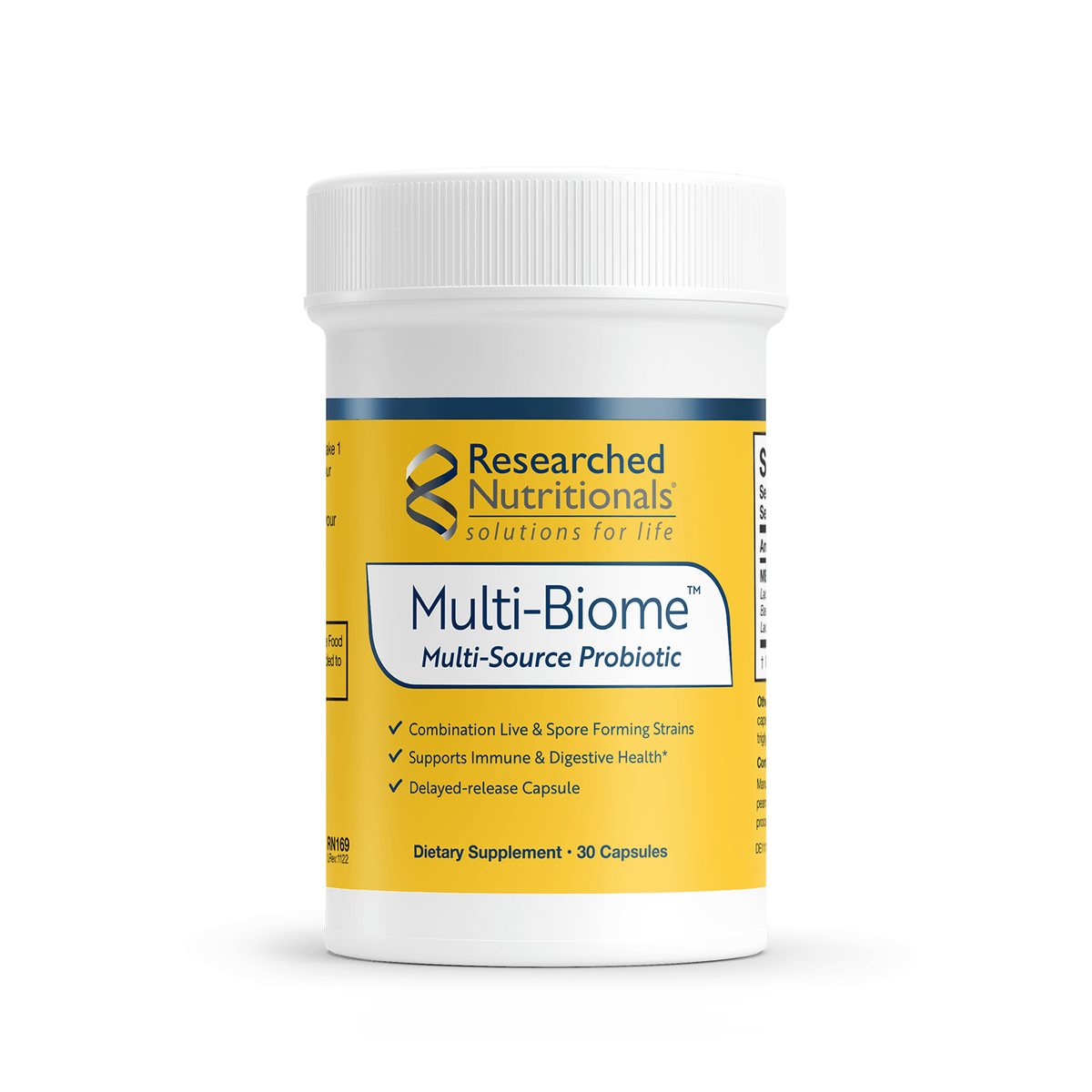 Multi-Biome™ 30 capsules Researched Nutritionals - Nutrigeek