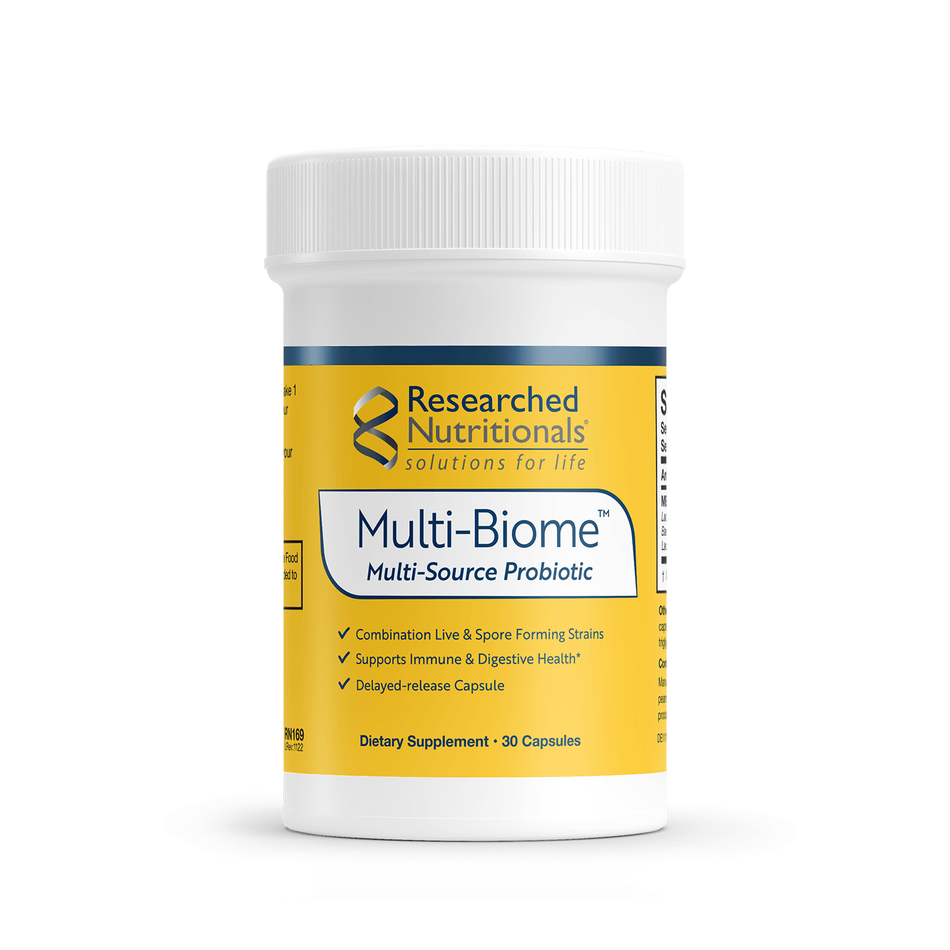 Multi-Biome™ 30 capsules Researched Nutritionals - Nutrigeek