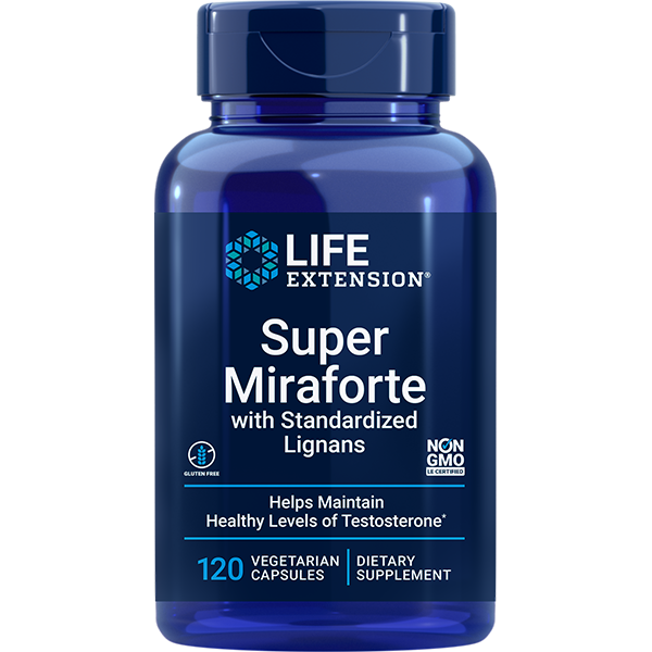 Super Miraforte with Standardized Lignans 120 capsules Life Extension - Premium Vitamins & Supplements from Life Extension - Just $47.99! Shop now at Nutrigeek