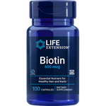 Biotin 600mcg 100 capsules Life Extension - Premium Vitamins & Supplements from Life Extension - Just $6.99! Shop now at Nutrigeek