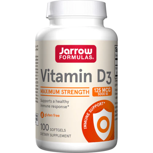 Vitamin D3 5000 IU 100 Softgels Jarrow Formulas