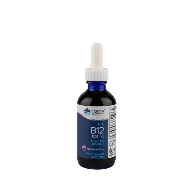 Liquid Ionic B12 - 1,000mcg 2 ounces (59ml) Trace Minerals Research - Premium Vitamins & Supplements from Trace Minerals Research - Just $21.39! Shop now at Nutrigeek
