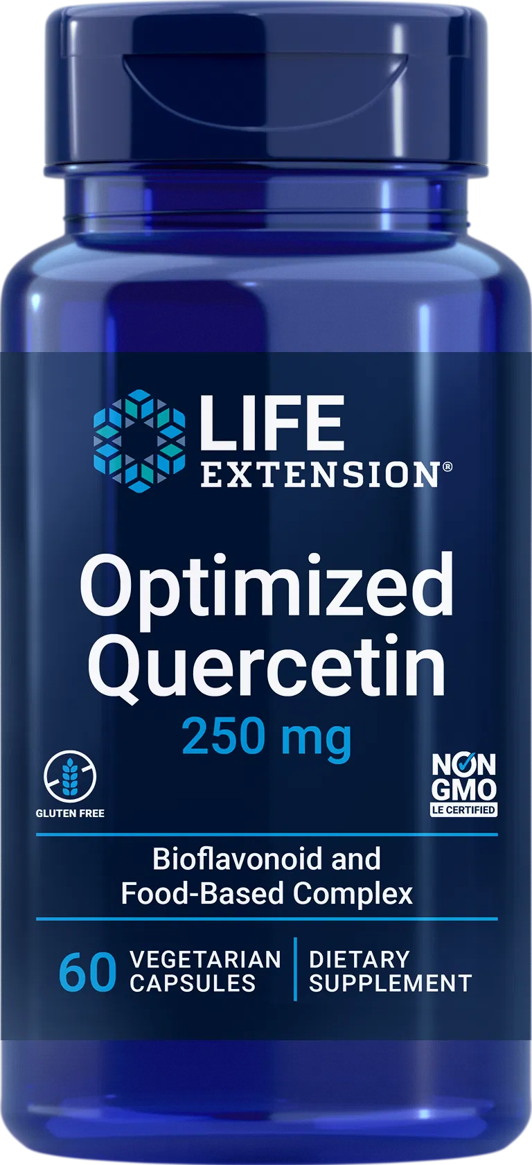 Оптимизированный кверцетин 60 капсул Life Extension 