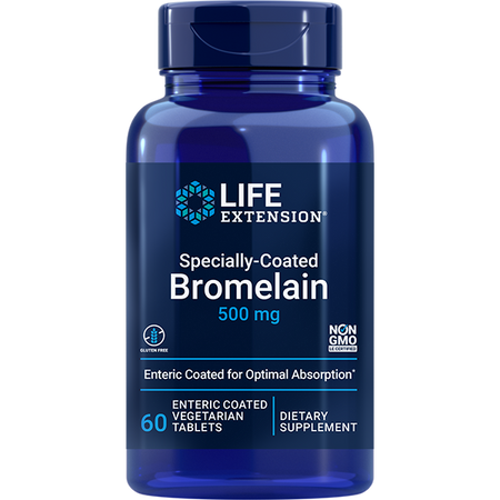 Specially-Coated Bromelain 60 tablets Life Extension - Premium Vitamins & Supplements from Life Extension - Just $15.99! Shop now at Nutrigeek