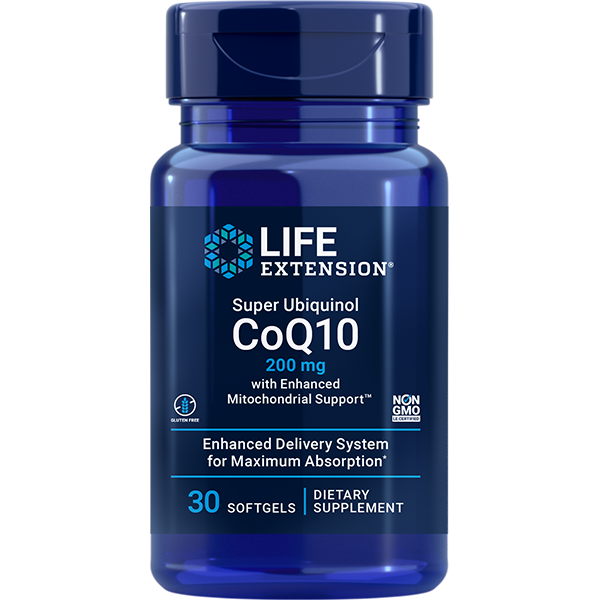 Super Ubiquinol CoQ10 with Enhanced Mitochondrial Support™ 200 mg, 30 softgels Life Extension - Premium Vitamins & Supplements from Life Extension - Just $45.99! Shop now at Nutrigeek