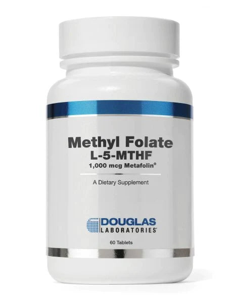 Methyl Folate L-5-MTHF 1000 mcg 60 tablets Douglas Labs - Premium Vitamins & Supplements from Douglas Labs - Just $22.80! Shop now at Nutrigeek