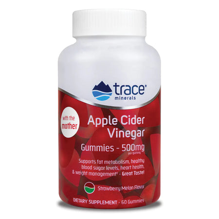 Apple Cider Vinegar Gummies - Strawberry Melon 60 gummies Trace Minerals Research - Premium Vitamins & Supplements from Trace Minerals Research - Just $23.99! Shop now at Nutrigeek