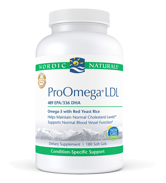ProOmega® LDL 180 Softgels Nordic Naturals - Nutrigeek