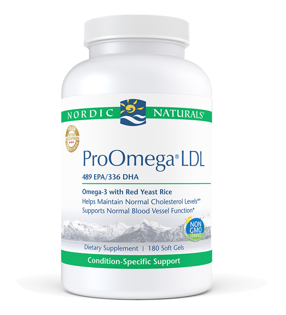 ProOmega® LDL 180 Softgels Nordic Naturals – Nutrigeek