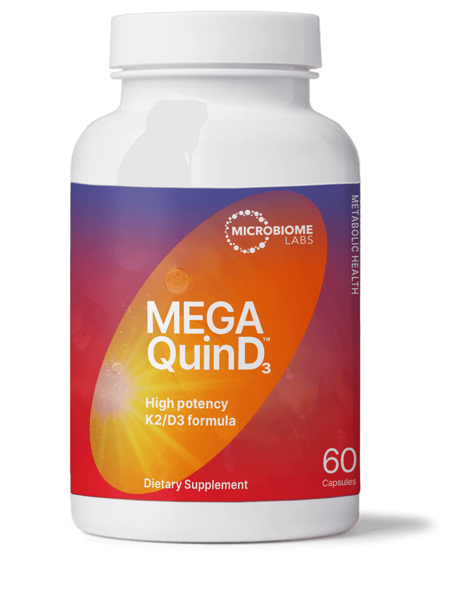 MegaQuinD3 60 capsules Microbiome Labs - Premium  from Microbiome Labs - Just $30.91! Shop now at Nutrigeek