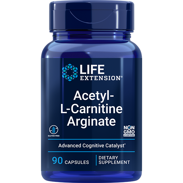 Acetyl-L-Carnitine Arginate 90 capsules Life Extension - Premium Vitamins & Supplements from Life Extension - Just $29.99! Shop now at Nutrigeek