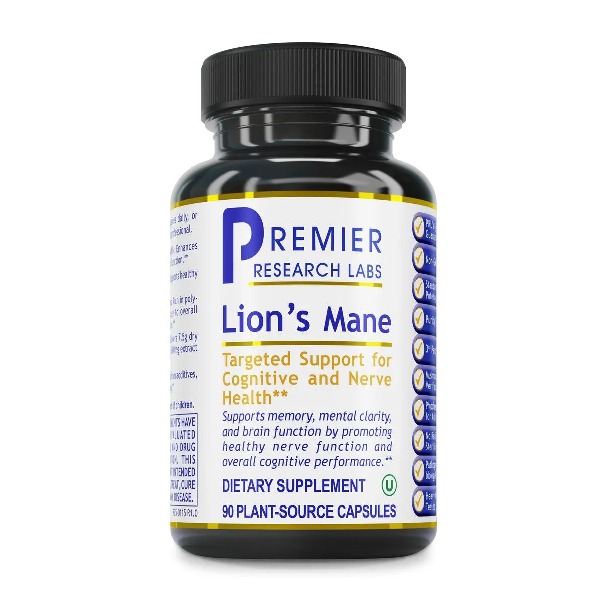 Lion's Mane 90 capsules Premier Research Labs