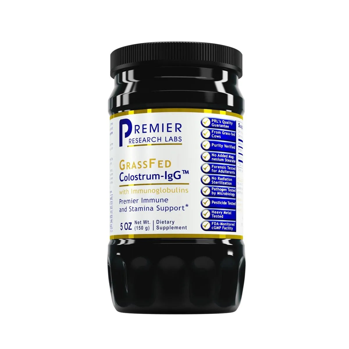 Colostrum-IgG™ 5 OZ. (150g) Powder Premier Research Labs