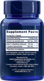 Glutathione, Cysteine & C 100 capsules Life Extension - Premium Vitamins & Supplements from Life Extension - Just $19.99! Shop now at Nutrigeek