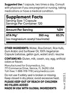 Magnesium Mind capsules Enzymedica - Premium Vitamins & Supplements from Enzymedica - Just $34.99! Shop now at Nutrigeek