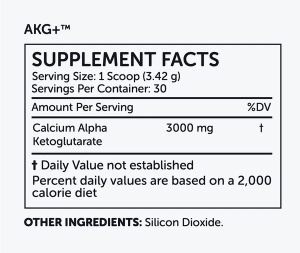 AKG+™ 30 servings 3.6 oz (102.6g) nuBioAge - Nutrigeek