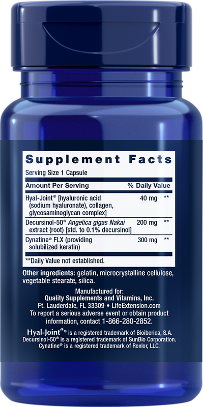Fast-Acting Joint Formula 30 capsules Life Extension - Premium Vitamins & Supplements from Life Extension - Just $29.99! Shop now at Nutrigeek