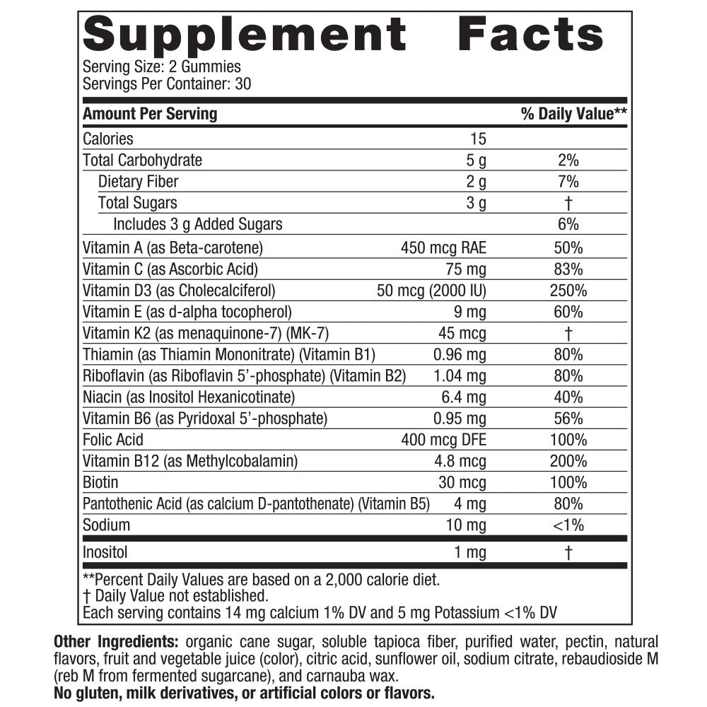 Women's Multivitamin Mixed Berry 60 Gummies Nordic Naturals - Nutrigeek