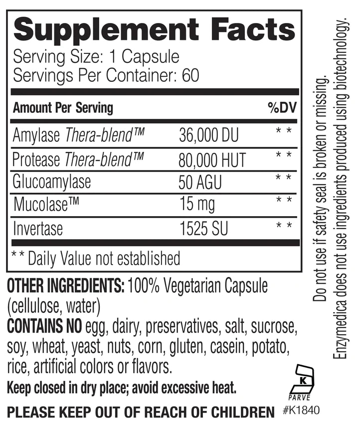 Allerase™ 60 capsules Enzymedica - Premium Vitamins & Supplements from Enzymedica - Just $28.99! Shop now at Nutrigeek