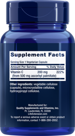 Ascorbyl Palmitate 500 mg, 100 capsules Life Extension - Premium Vitamins & Supplements from Life Extension - Just $17.99! Shop now at Nutrigeek