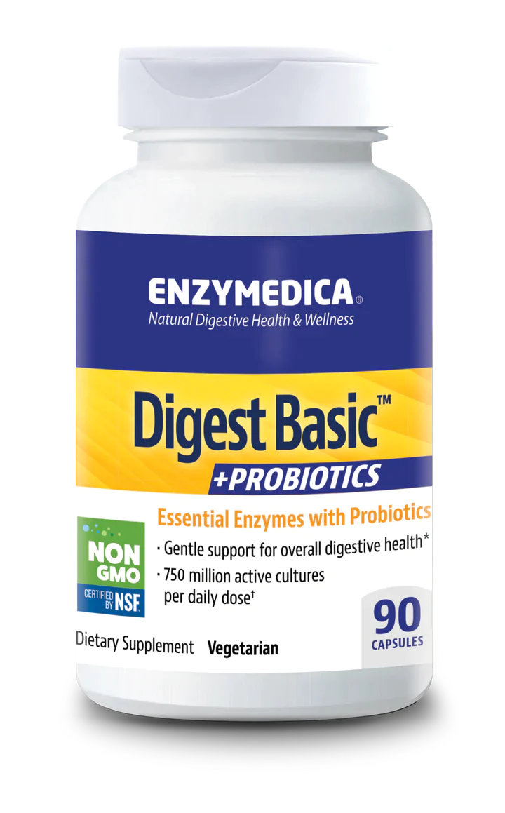 DigestBasic® +PROBIOTICS capsules Enzymedica - Premium Vitamins & Supplements from Enzymedica - Just $13.49! Shop now at Nutrigeek