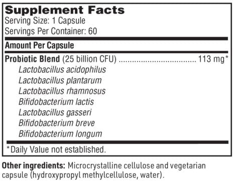 Ther-Biotic® Metabolic Formula Probiotic 60 capsules Klaire Labs - Premium Vitamins & Supplements from Klair Labs - Just $54.99! Shop now at Nutrigeek