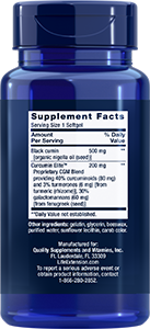 Black Cumin Seed Oil and Curcumin Elite™ Turmeric Extract 60 Softgels Life Extension - Premium Vitamins & Supplements from Life Extension - Just $24.99! Shop now at Nutrigeek