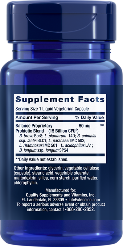 FLORASSIST Balance 30 capsules Life Extension - Premium Vitamins & Supplements from Life Extension - Just $24.99! Shop now at Nutrigeek