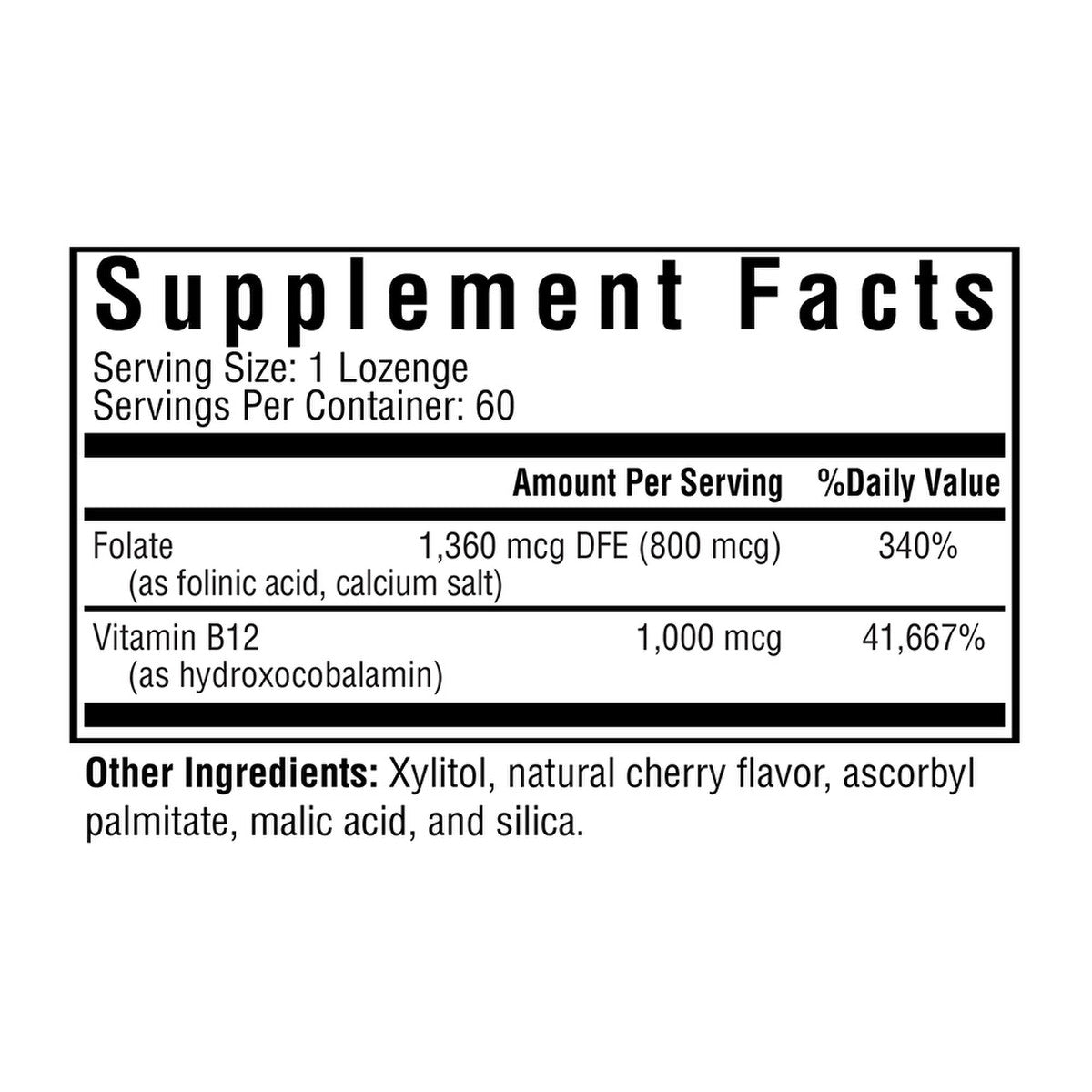 Hydroxo B12 with Folinic Acid  60 lozenges Seeking Health - Premium Vitamins & Supplements from Seeking Health - Just $18! Shop now at Nutrigeek