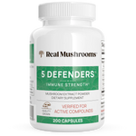 5 Defenders capsules Real Mushrooms - Premium Vitamins & Supplements from Real Mushrooms - Just $37.00! Shop now at Nutrigeek