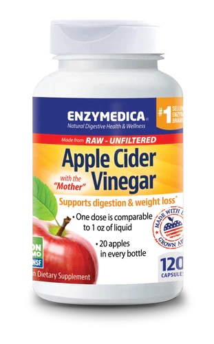 Apple Cider Vinegar capsules Enzymedica - Premium Vitamins & Supplements from Enzymedica - Just $29.99! Shop now at Nutrigeek