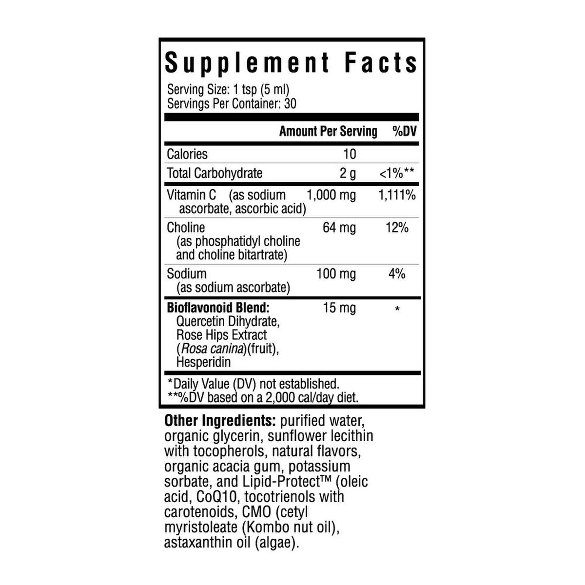 Liposomal Vitamin C Plus (formerly Optimal Liposomal Vitamin C Plus) 5 FL OZ (150ML) Seeking Health - Nutrigeek