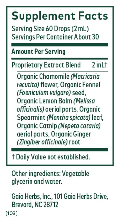 Gastric Stress Formula 2 ounces (59ml) Gaia Herbs - Premium Vitamins & Supplements from Gaia Herbs - Just $19.99! Shop now at Nutrigeek
