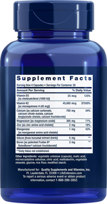 Bone Restore Elite with Super Potent K2 120 capsules Life Extension - Premium Vitamins & Supplements from Life Extension - Just $38.99! Shop now at Nutrigeek
