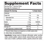 Zero Sugar Hair & Skin Strawberry Lemonade 27 Gummy Chews Nordic Naturals - Nutrigeek