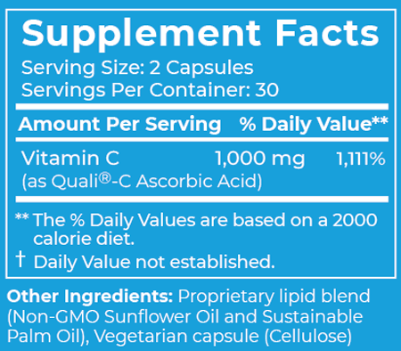 Liposomal Vitamin C 60 Capsules BodyBio - Nutrigeek