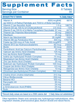 Optivite® P.M.T. 180 tablets Optimox - Nutrigeek