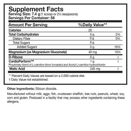 RibosCardio™ 14.6 oz (414.4g) Researched Nutritionals - Nutrigeek