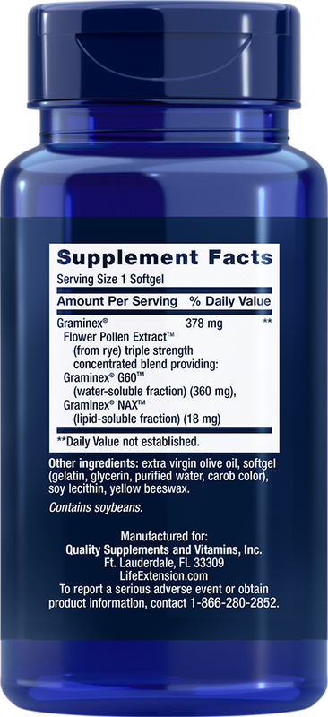 Triple Strength ProstaPollen™ 30 Softgels Life Extension - Premium Vitamins & Supplements from Life Extension - Just $21.99! Shop now at Nutrigeek