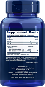 Mega EPA/DHA 120 Softgels Life Extension - Premium Vitamins & Supplements from Life Extension - Just $20.20! Shop now at Nutrigeek