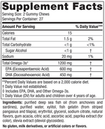 ProOmega® Tropical Fruit 54 Gummy Chews Nordic Naturals - Nutrigeek