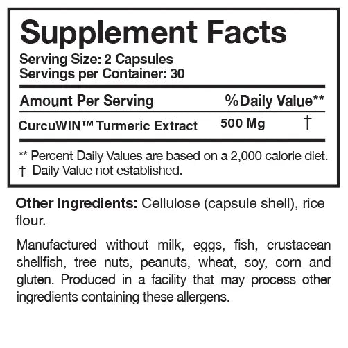 Curcumin Pure™ 60 capsules Researched Nutritionals - Nutrigeek