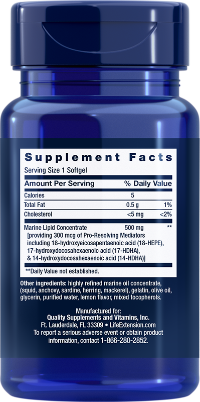 Pro-Resolving Mediators 30 Softgels Life Extension - Premium Vitamins & Supplements from Life Extension - Just $22.99! Shop now at Nutrigeek