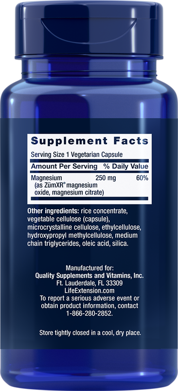 Extend-Release Magnesium 60 capsules Life Extension - Premium Vitamins & Supplements from Life Extension - Just $9.99! Shop now at Nutrigeek