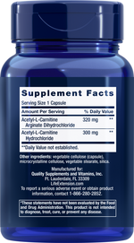 Acetyl-L-Carnitine Arginate 90 capsules Life Extension - Premium Vitamins & Supplements from Life Extension - Just $29.99! Shop now at Nutrigeek