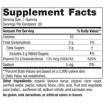 Vitamin D3 5000IU 30 Gummies Nordic Naturals - Nutrigeek