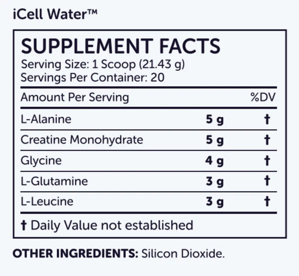 iCell Water™ 20 packets nuBioAge - Nutrigeek