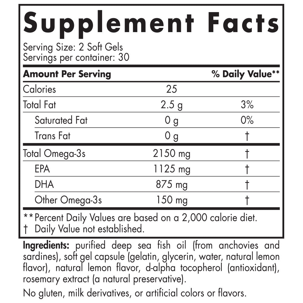 Ultimate Omega 2X Sport 60 Softgels Nordic Naturals - Nutrigeek
