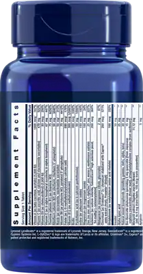 One-Per-Day Multivitamin 60 tablets Life Extension - Nutrigeek