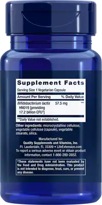 FLORASSIST® Daily Bowel Regularity 30 capsules Life Extension - Nutrigeek